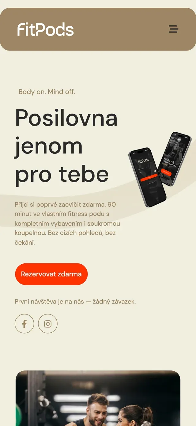 FitPods v telefonu