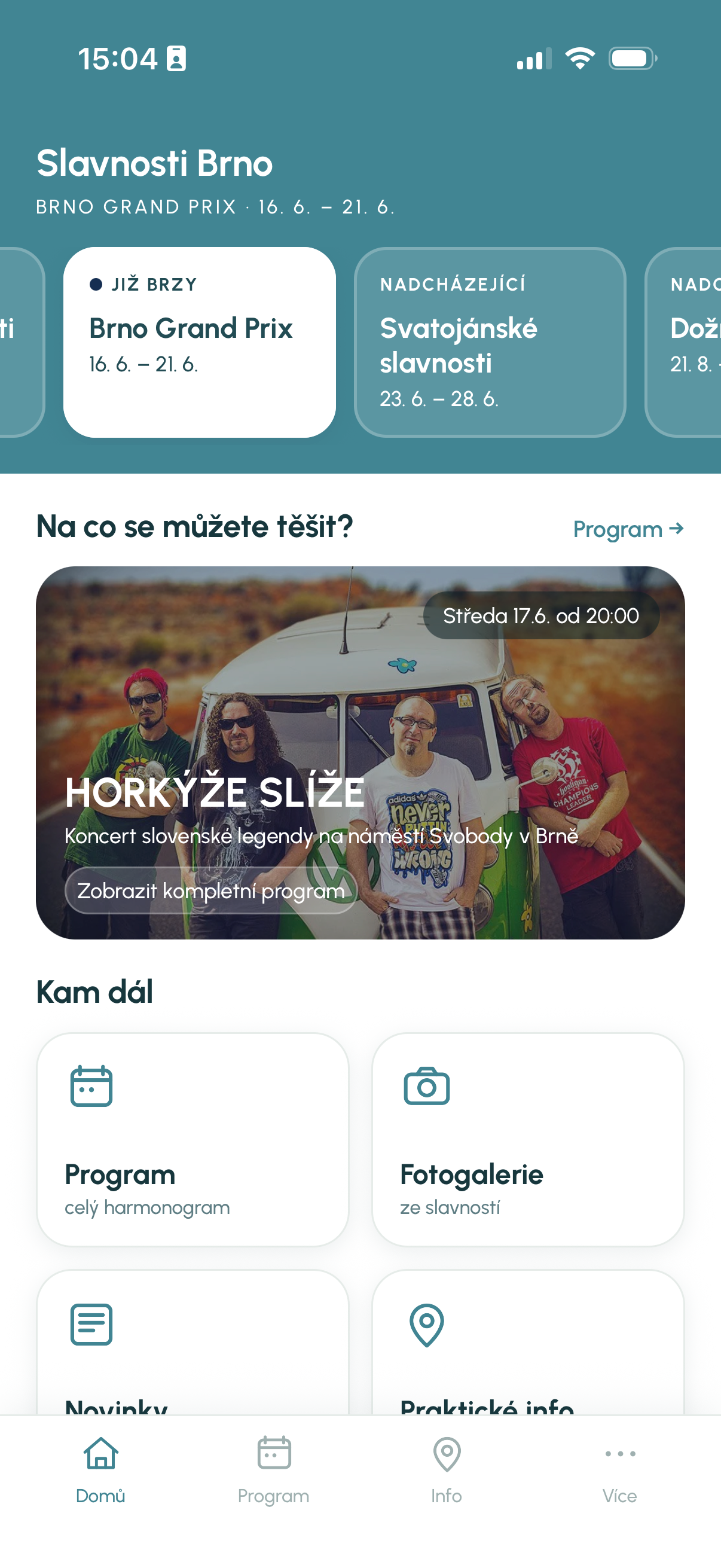 Slavnosti Brno appka
